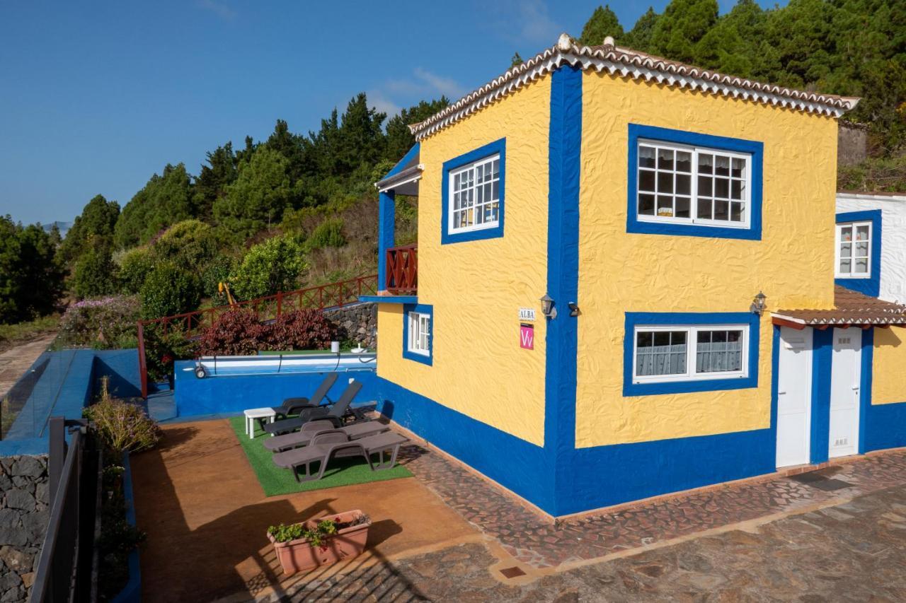 Casa Alba, Casa Rural Con Piscina-Spa Climatizada Hasta 34º Gratuito Y Vistas Al Mar Puntallana Екстер'єр фото
