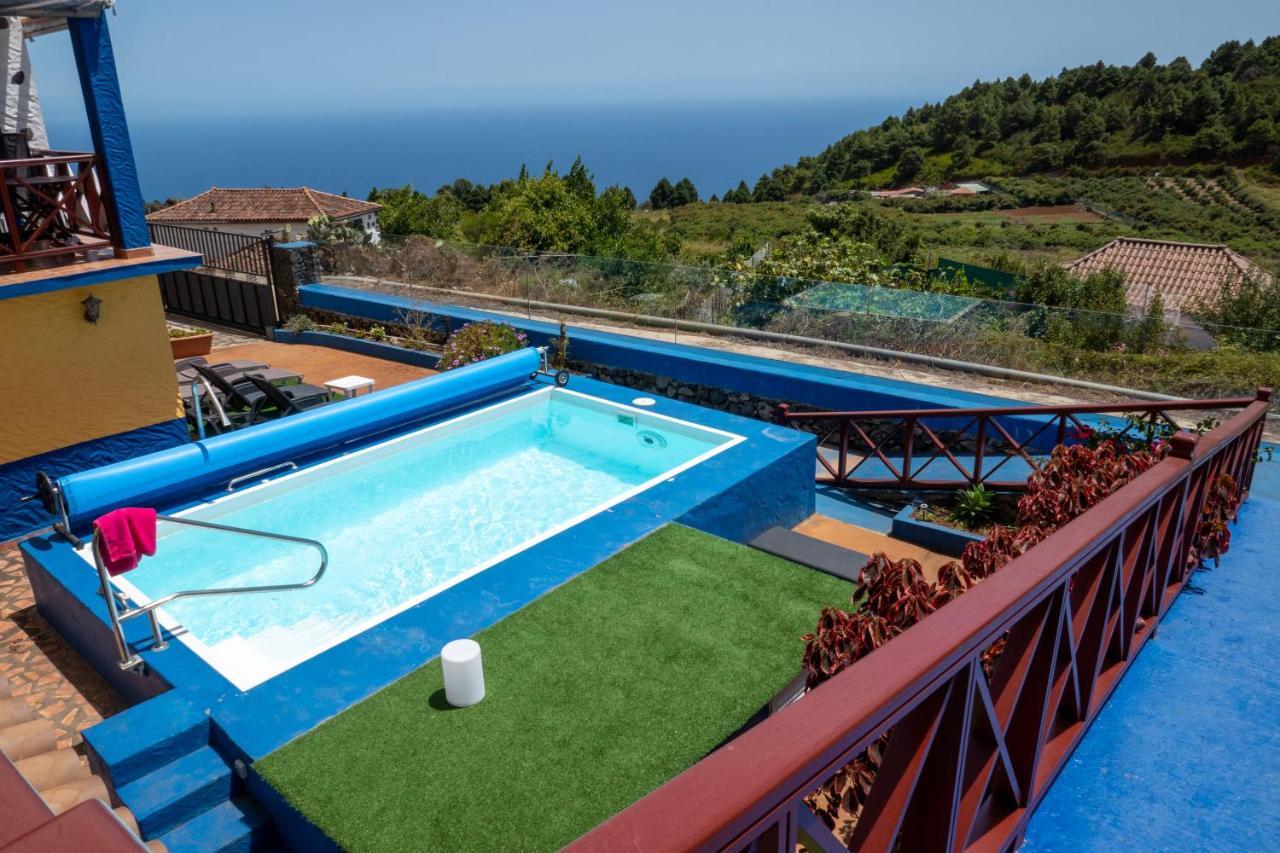 Casa Alba, Casa Rural Con Piscina-Spa Climatizada Hasta 34º Gratuito Y Vistas Al Mar Puntallana Екстер'єр фото
