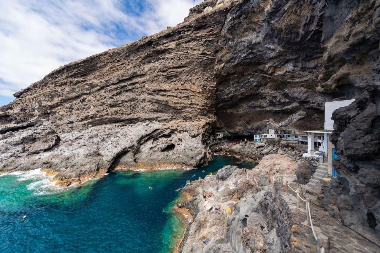 Casa Alba, Casa Rural Con Piscina-Spa Climatizada Hasta 34º Gratuito Y Vistas Al Mar Puntallana Екстер'єр фото